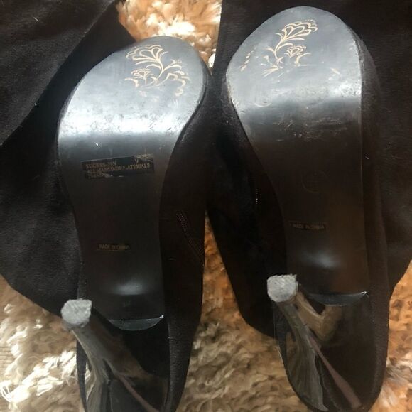 Ann Michelle over the knee high heel boots - Picture 4 of 10